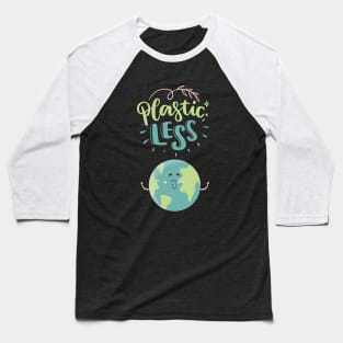 Plastic Less Earth Day 2023 Baseball T-Shirt